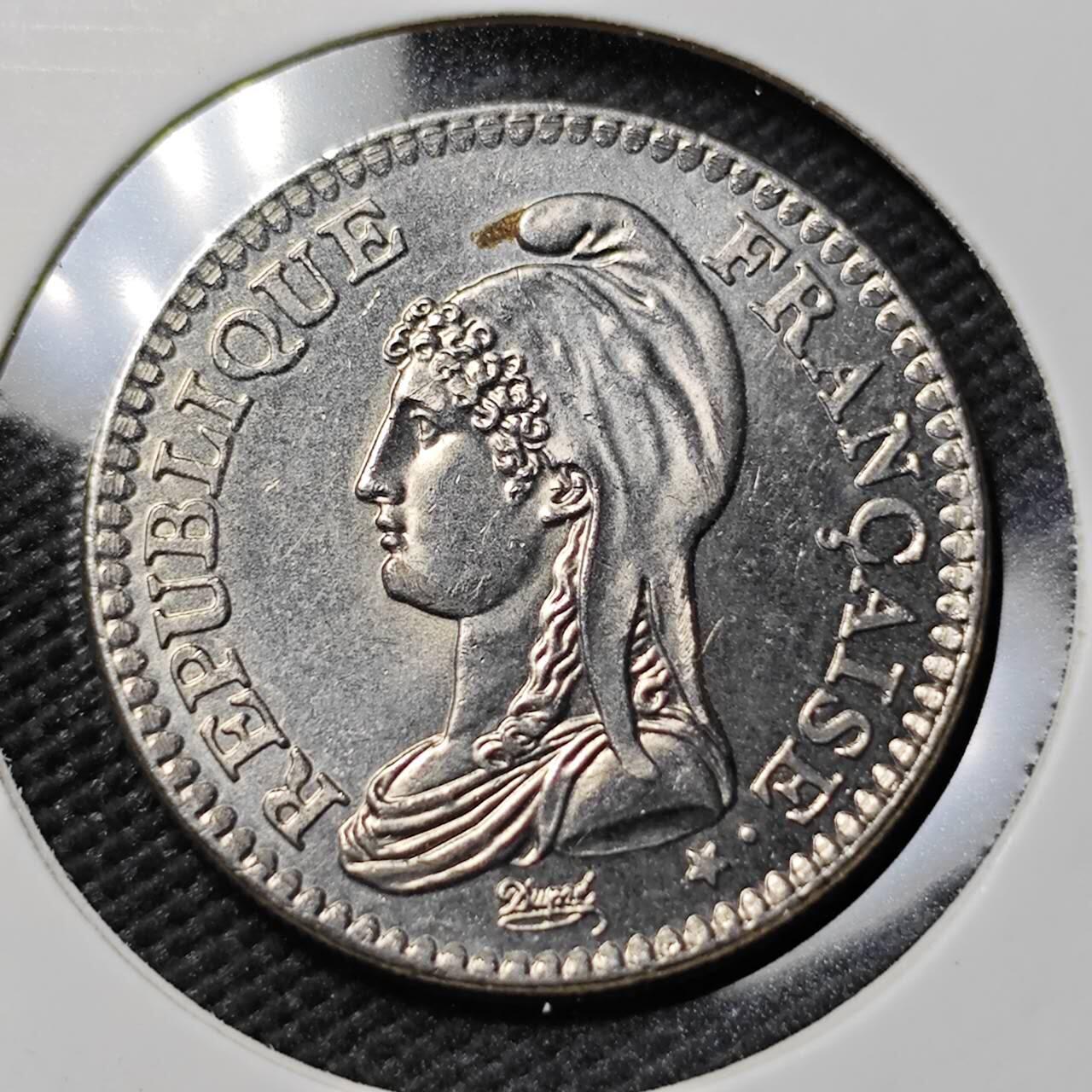 KK钱币收藏小铺   第402期 2月预留时间 周末发货  法国1法郎