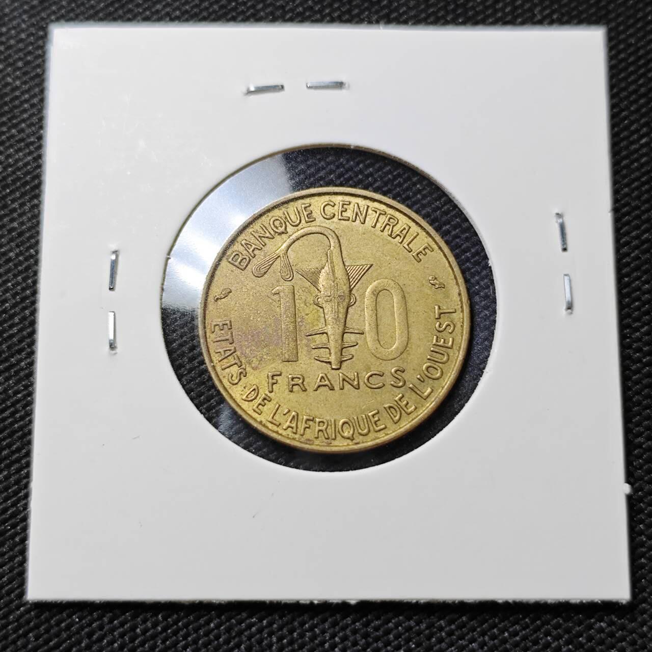 KK钱币收藏小铺   第401期 2月预留时间 周末发货 1971西非10法郎 