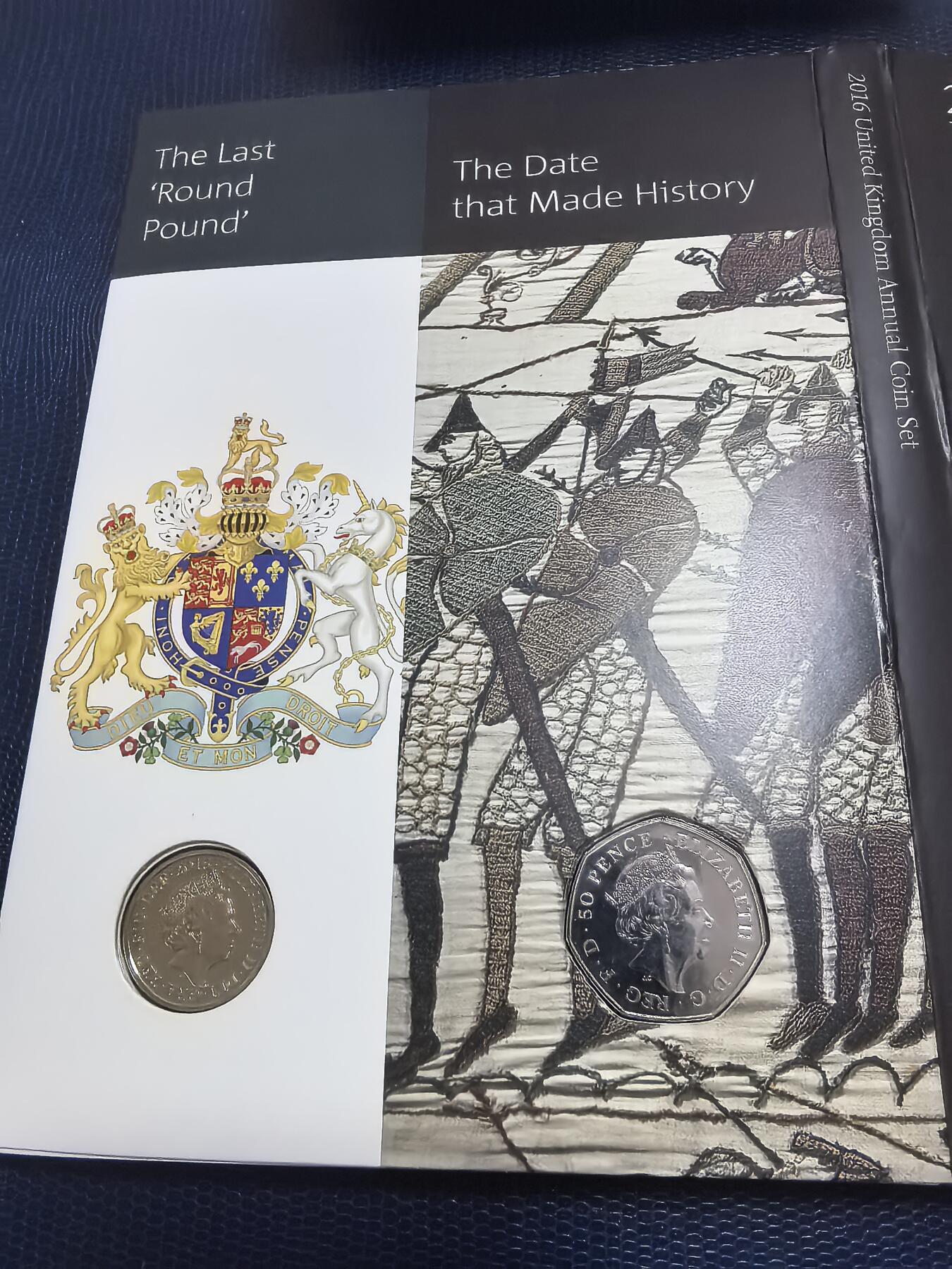 长老汇马年精选第七场拍卖 2016英国16枚普制套币卡装，含少见的莎士比亚币3枚