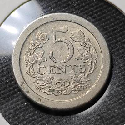 KK钱币收藏小铺   第401期 2月预留时间 周末发货 -  1909荷兰5分 带光