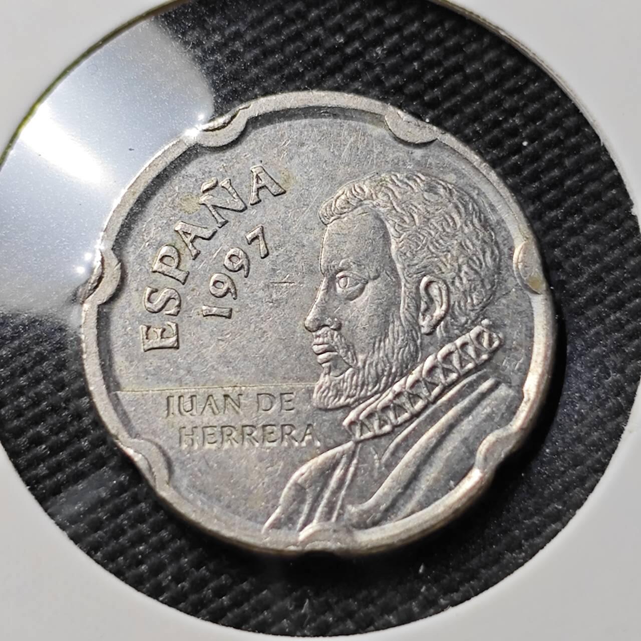 KK钱币收藏小铺   第402期 2月预留时间 周末发货  西班牙50比塞塔纪念币