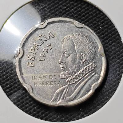 KK钱币收藏小铺   第402期 2月预留时间 周末发货 -  西班牙50比塞塔纪念币