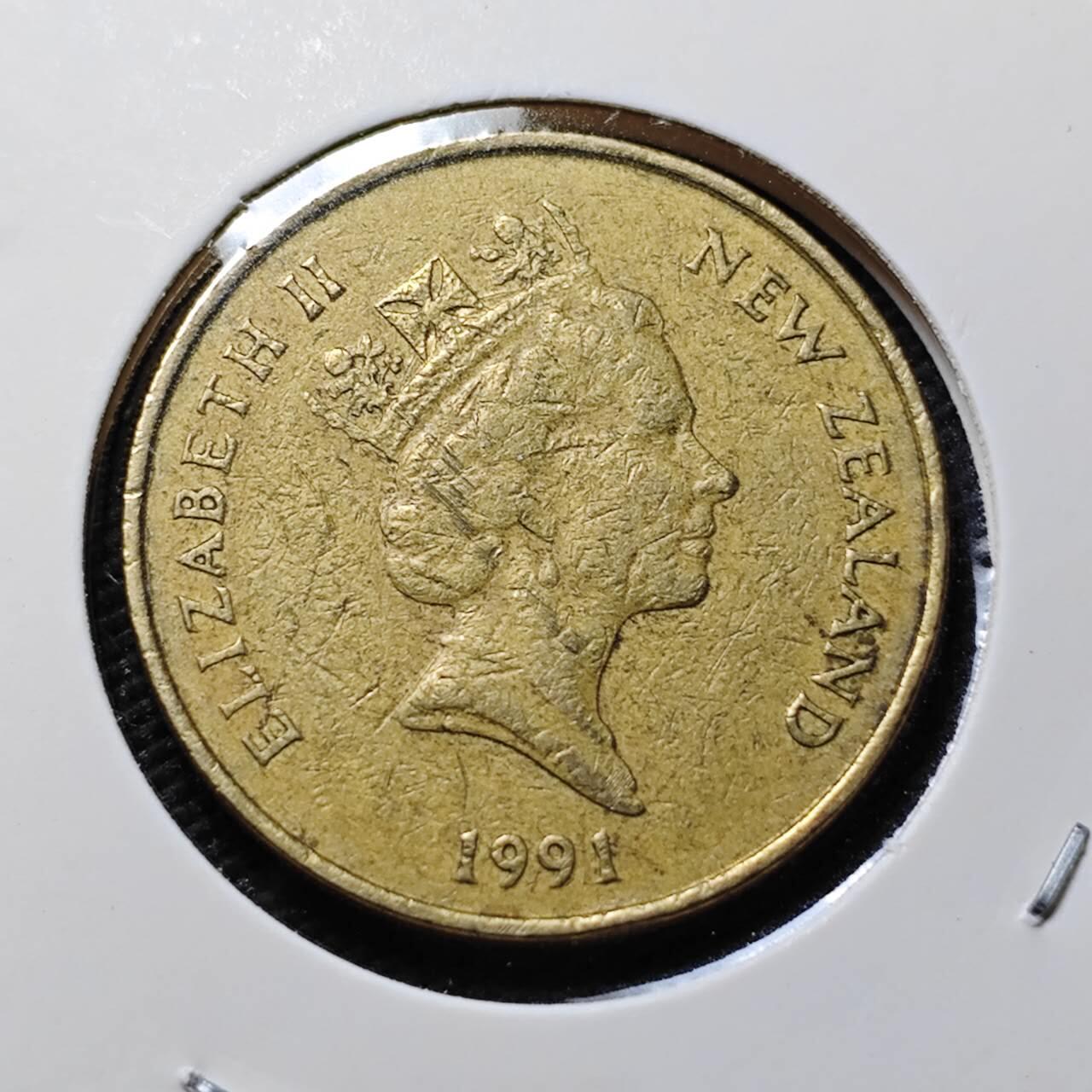 KK钱币收藏小铺   第402期 2月预留时间 周末发货  新西兰2元