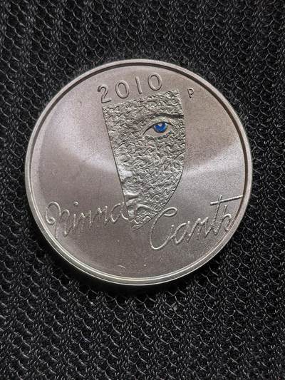 道一币馆币章第一百六十八场 - 芬兰2010年芬兰著名作家明娜·康特10欧元纪念银币  25.5g  925s
