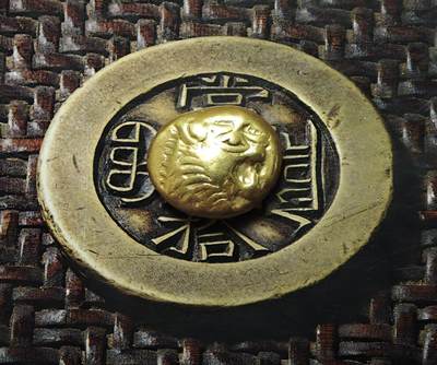 2026年3月捡漏拍 - 古希腊吕底亚狮子琥珀金币