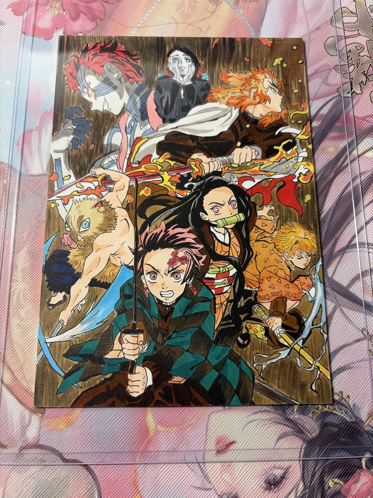 麦趣喜第三场 手绘专场 (3月13号周五晚上23点截拍，专注买家市场，福利拉满)  浮笙工作室 B6大小动漫手绘 带硬壳保护夹 125MM*176MM