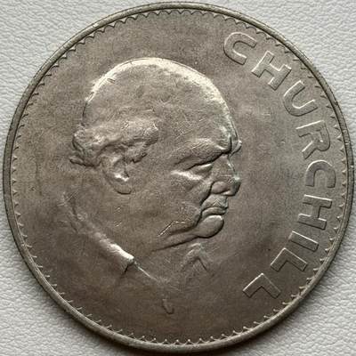 ＜星葵🌻钱币社＞硬币场·第71期·3月10日发货 - 英国1965年丘吉尔1克朗纪念币