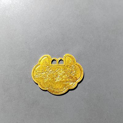 PCAI钱币  7-770  钱币纪念章邮票小专场 - 上海金银饰品厂，镀金铝锁花