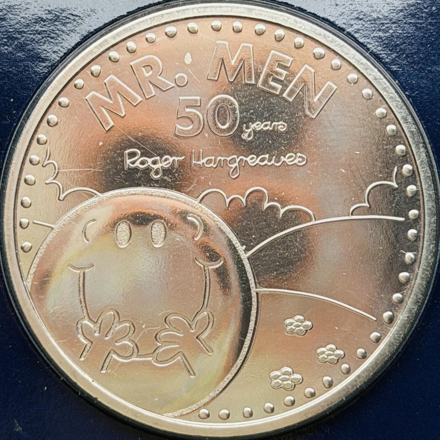 ＜星葵🌻钱币社＞硬币场·第71期·3月10日发货 英国2021年奇先生妙小姐上映50周年·快乐先生5镑克朗型纪念币