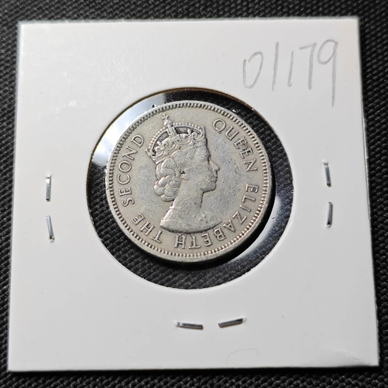 KK钱币收藏小铺   第401期 2月预留时间 周末发货  1971英属塞浦路斯1/2卢比