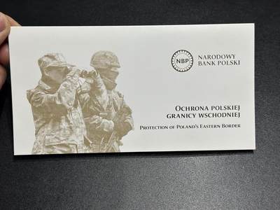 《外钞收藏家》第六百一十五期（畅拍场）（长期征集拍品、欢迎藏友们联系合作） - 2022年波兰纪念钞 带册子 豹子号999  倒置号 全新UNC