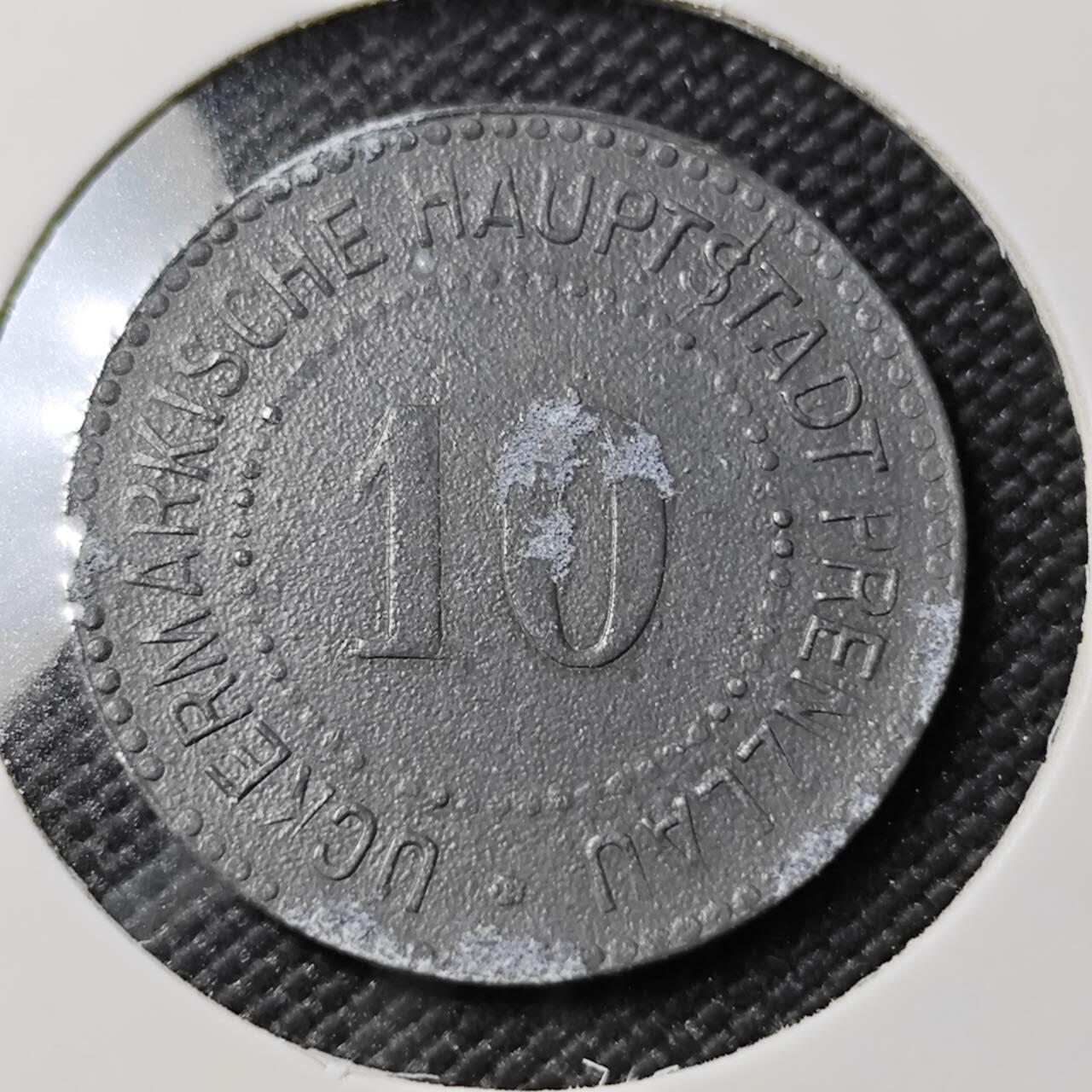 KK钱币收藏小铺   第401期 2月预留时间 周末发货  德紧10芬尼