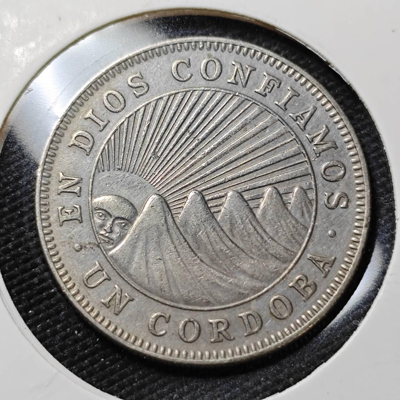 KK钱币收藏小铺   第401期 2月预留时间 周末发货  1972尼加拉瓜1科多巴