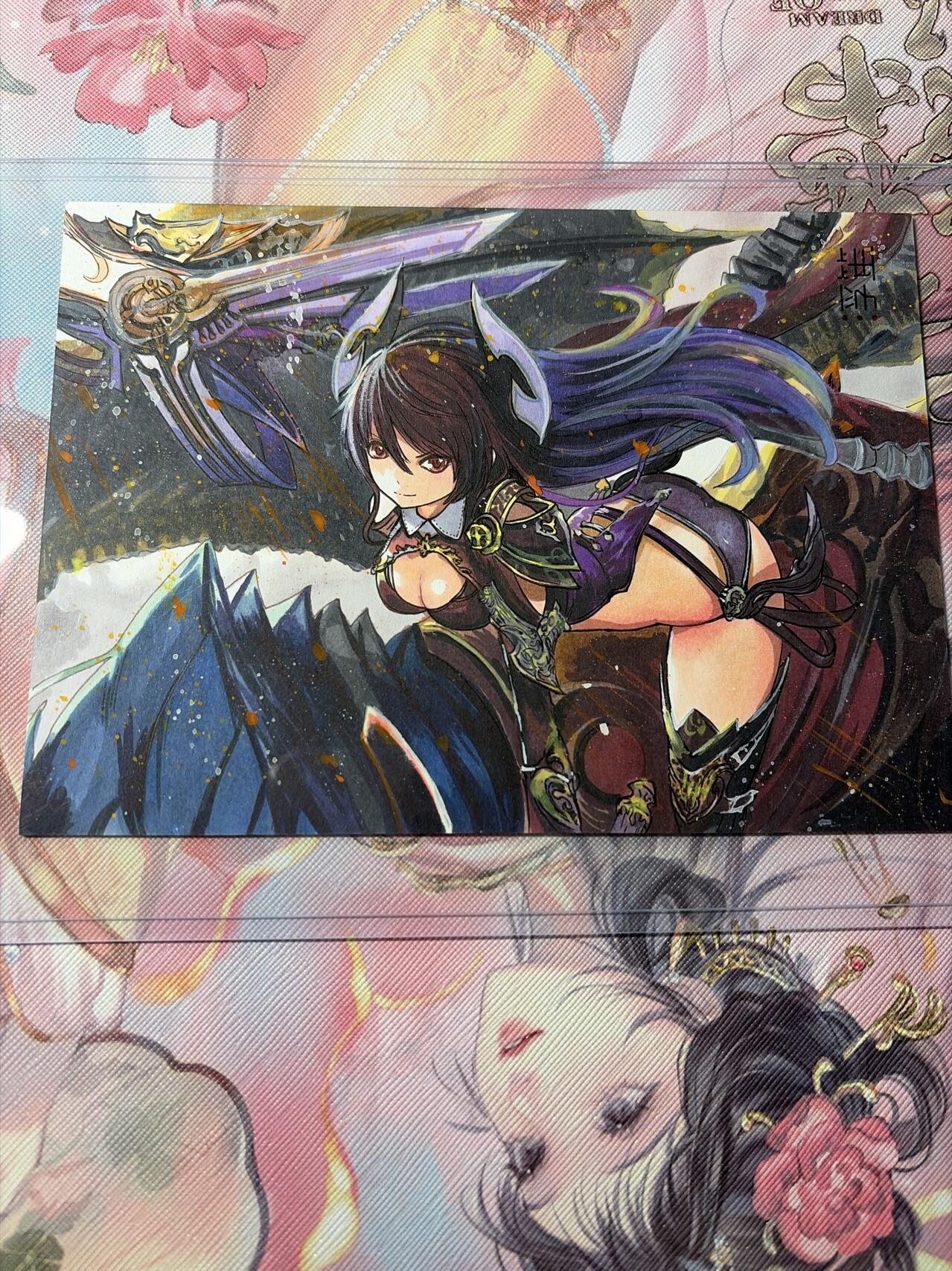 麦趣喜第三场 手绘专场 (3月13号周五晚上23点截拍，专注买家市场，福利拉满)  浮笙工作室 B6大小动漫手绘 带硬壳保护夹 125MM*176MM