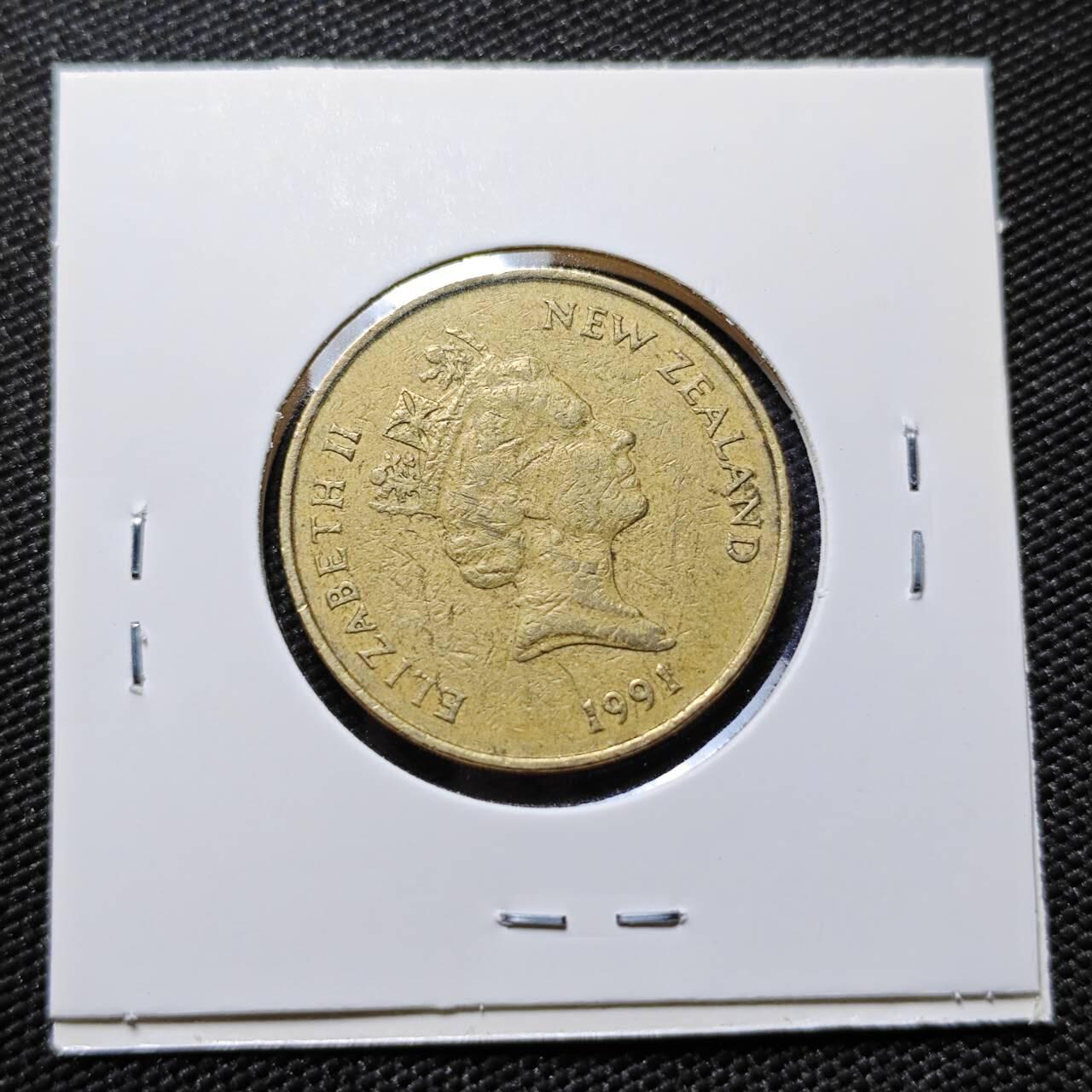 KK钱币收藏小铺   第402期 2月预留时间 周末发货  新西兰2元