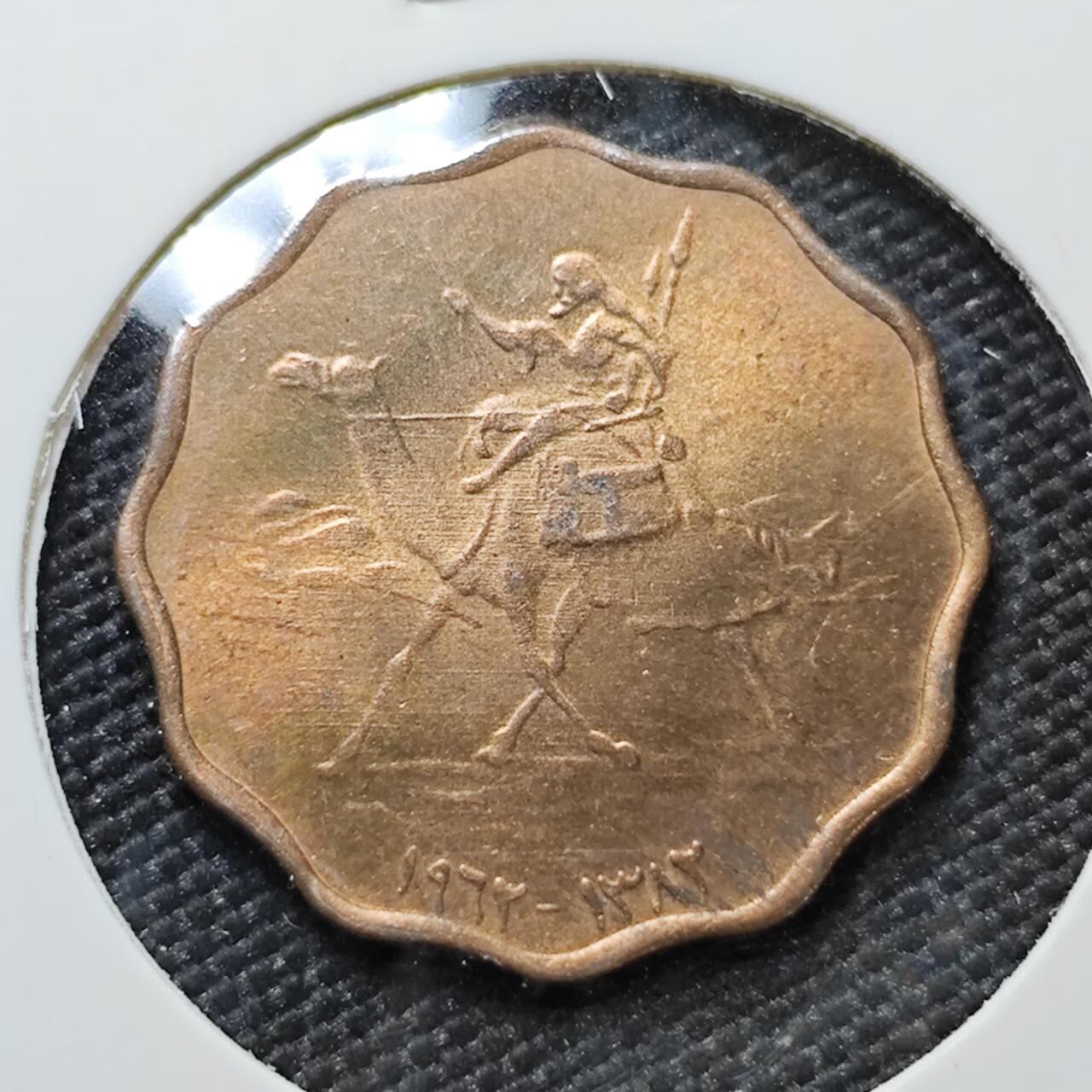 KK钱币收藏小铺   第401期 2月预留时间 周末发货  苏丹5米利姆铜币 好品