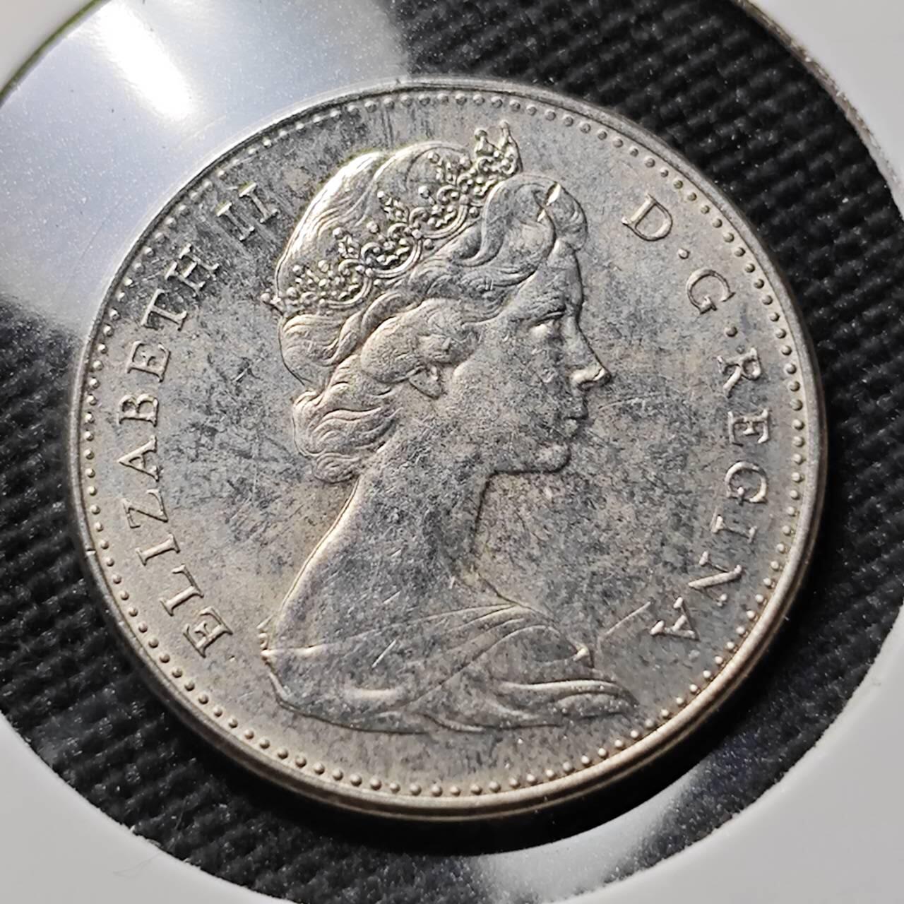 KK钱币收藏小铺   第401期 2月预留时间 周末发货  加拿大5分纪念币 