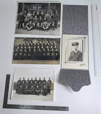 小驴勋章奖章收藏3月7日周六晚六点拍卖（珍爱和平，收藏战争，铭记历史，勿忘国耻，忠党爱国。有偿代拍，送拍规则在简介最后，参拍须阅读规则后再参拍，关系到运费包装发货时效真假辨别等关键信息，拍卖时不再发原图，看大图店主微信码在拍卖店铺介绍里） - 二战皇家空军上尉套：皇家空军I.W.J．罗伯逊 空军上尉的大尺寸照片一组