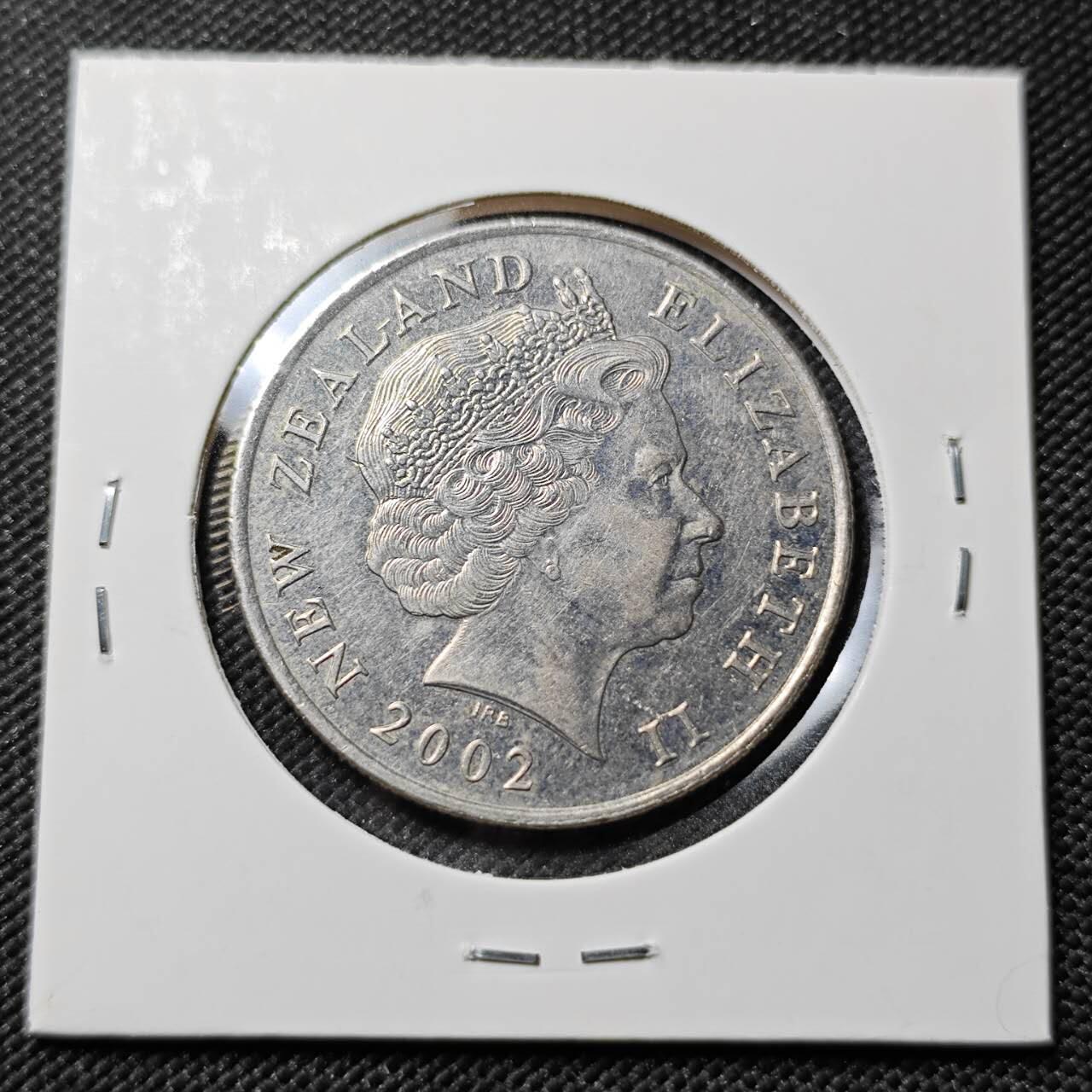 KK钱币收藏小铺   第401期 2月预留时间 周末发货  2002新西兰50分