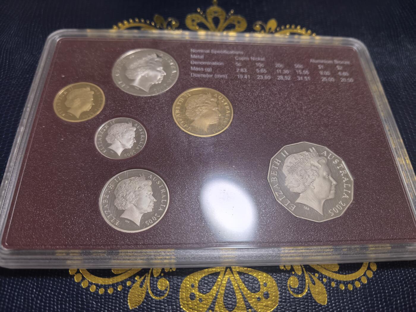 长老汇马年精选第七场拍卖 2005澳大利亚6枚精制套币，无盒