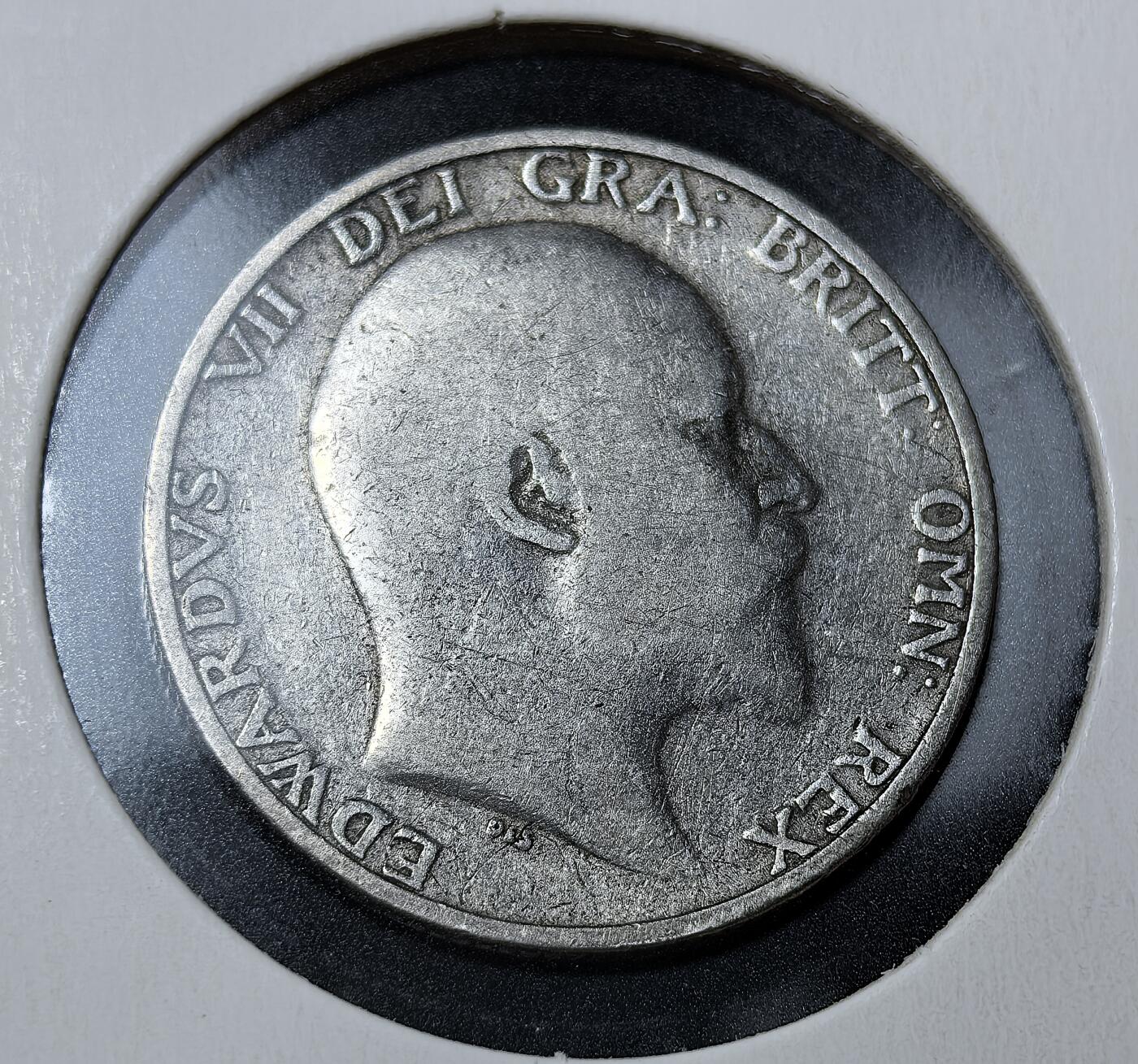 外国优质老铜币银币苏联纪念章，每周六晚九点倒数截拍，满百包邮可寄存，持续收拍 英国爱德华七世1906年1先令银币5.6克925银纯银价112元，正面为国王侧面像，背面是戴冠雄狮与皇冠图案，见证了大英帝国鼎盛阶段，后随 1971 年币制改革退出流通。