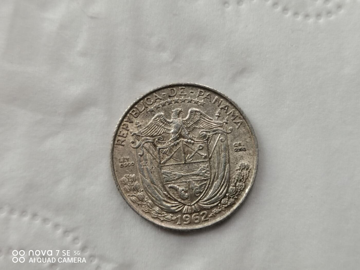 外国银币 1962年巴拿马银币