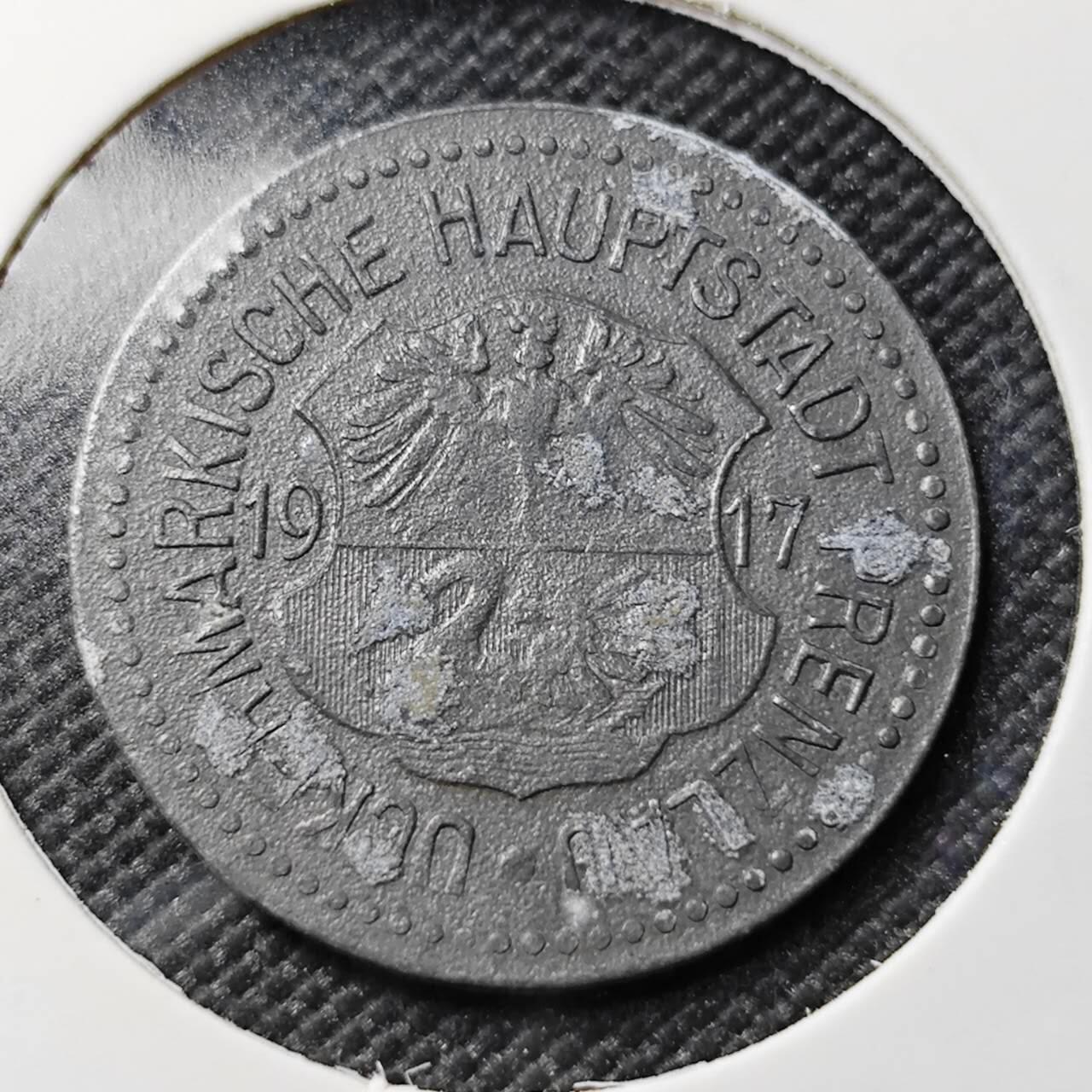 KK钱币收藏小铺   第401期 2月预留时间 周末发货  德紧10芬尼