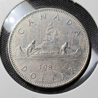 KK钱币收藏小铺   第401期 2月预留时间 周末发货 -  1981加拿大1元