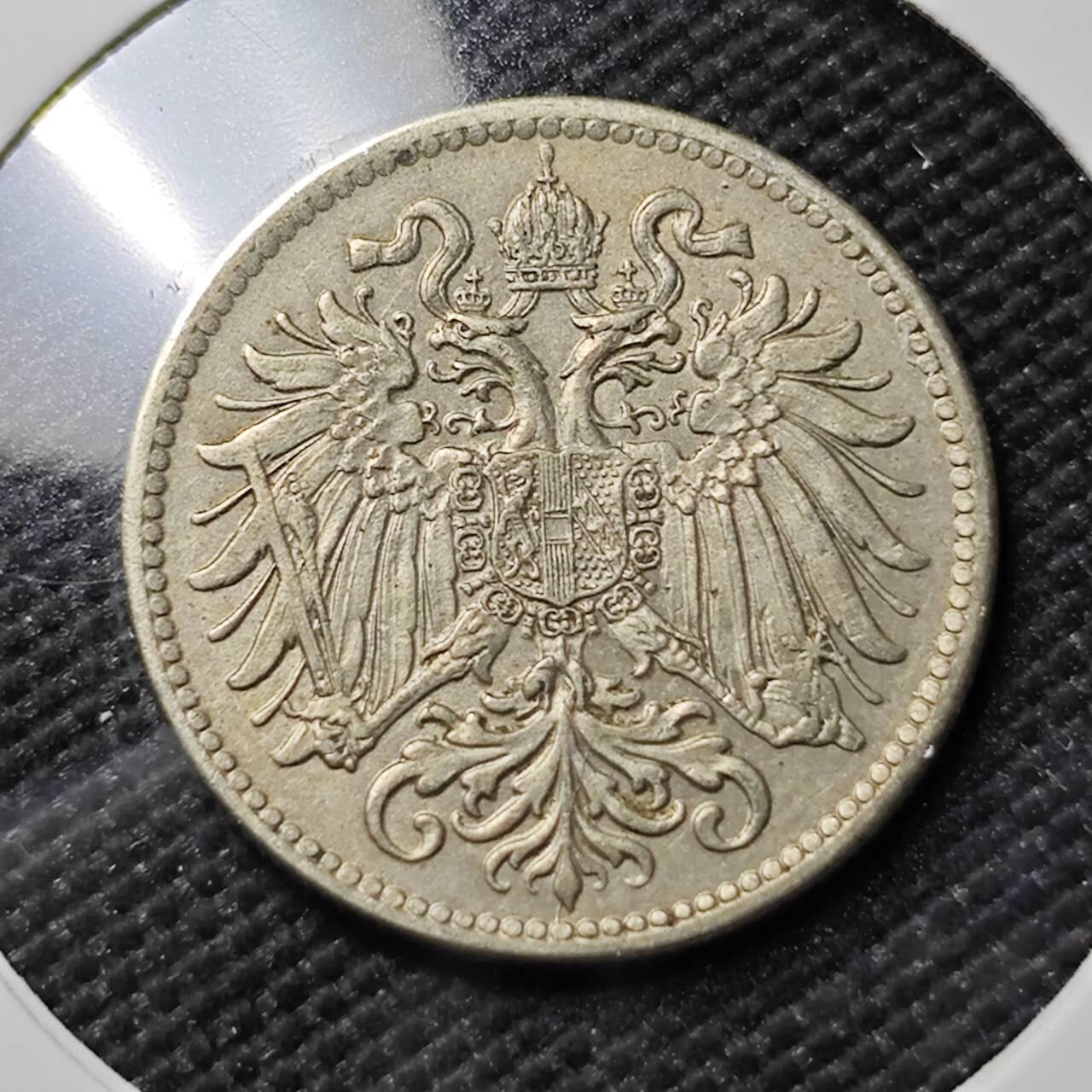 KK钱币收藏小铺   第401期 2月预留时间 周末发货  1915奥地利10格罗申