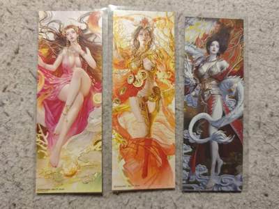 满赠PR！！龙虎卡牌-七七场（满200元包邮，无佣金，每周六结拍，欢迎送拍） 书签3张 燎原焱卡 刷子 神姬传