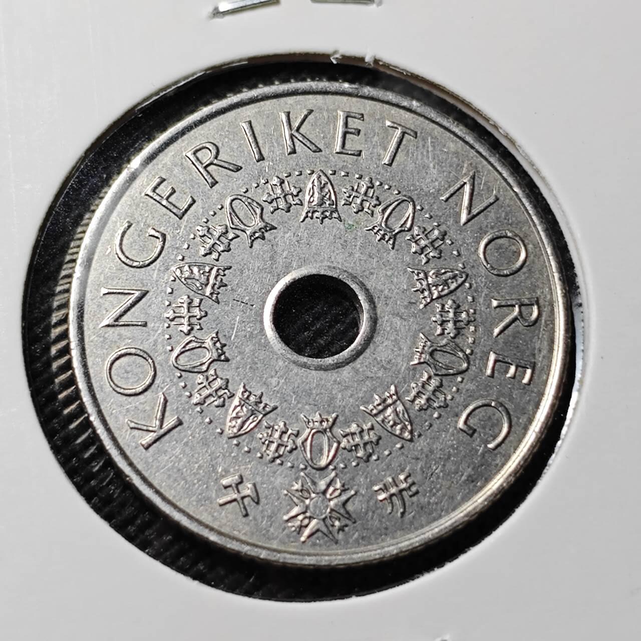 KK钱币收藏小铺   第401期 2月预留时间 周末发货  挪威5克朗