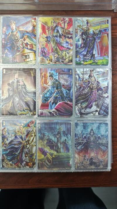 白泽拍卖卡牌手绘专场第33期（去岁千般皆如愿 今年万事定称心） 2025 卡完帕克 雄国三国 全套 共183张  粗闪