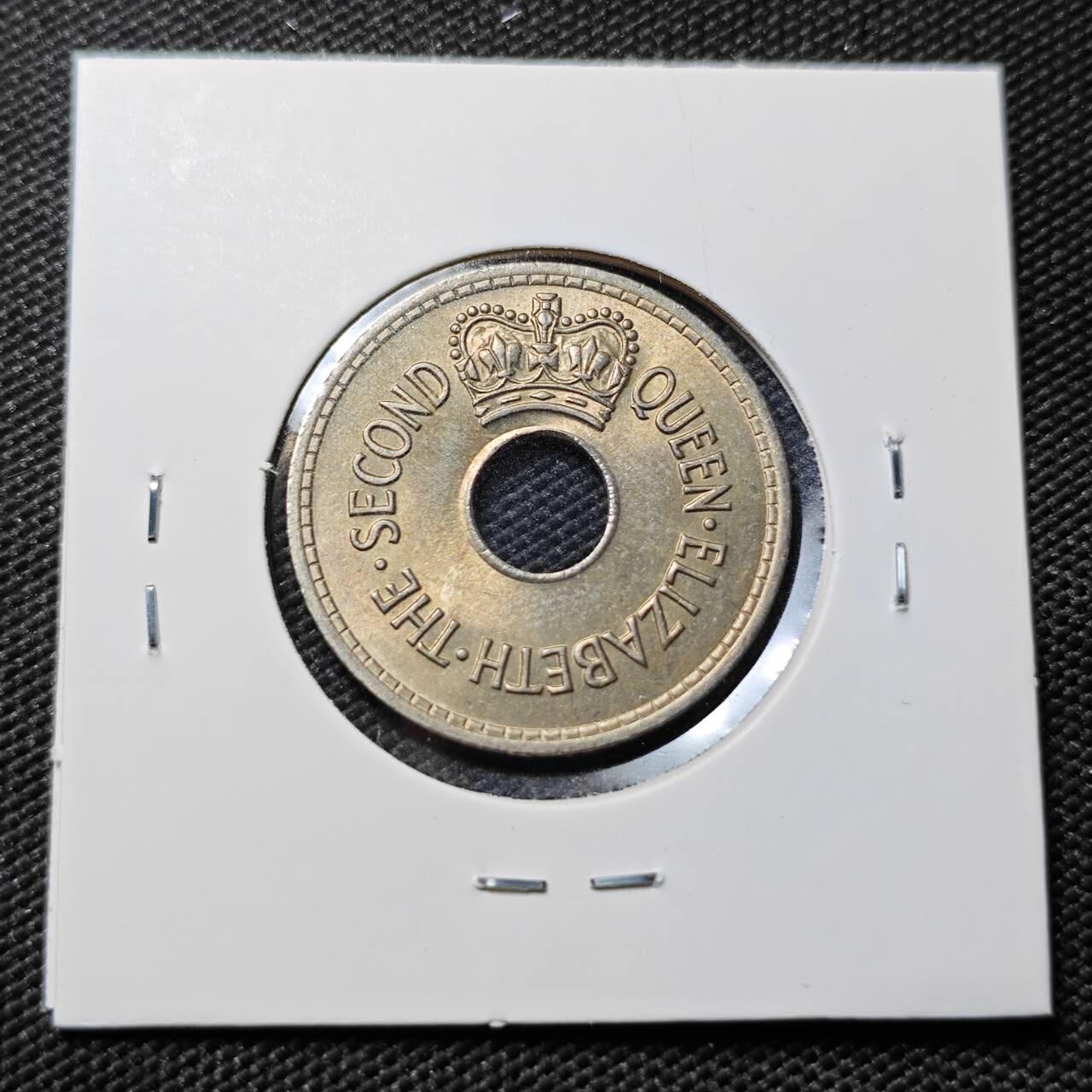 KK钱币收藏小铺   第402期 2月预留时间 周末发货  斐济1便士 好品