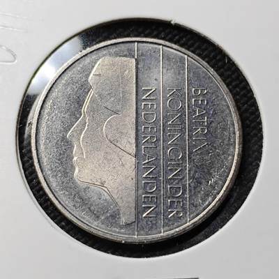 KK钱币收藏小铺   第401期 2月预留时间 周末发货 -  1982荷兰1盾 好品