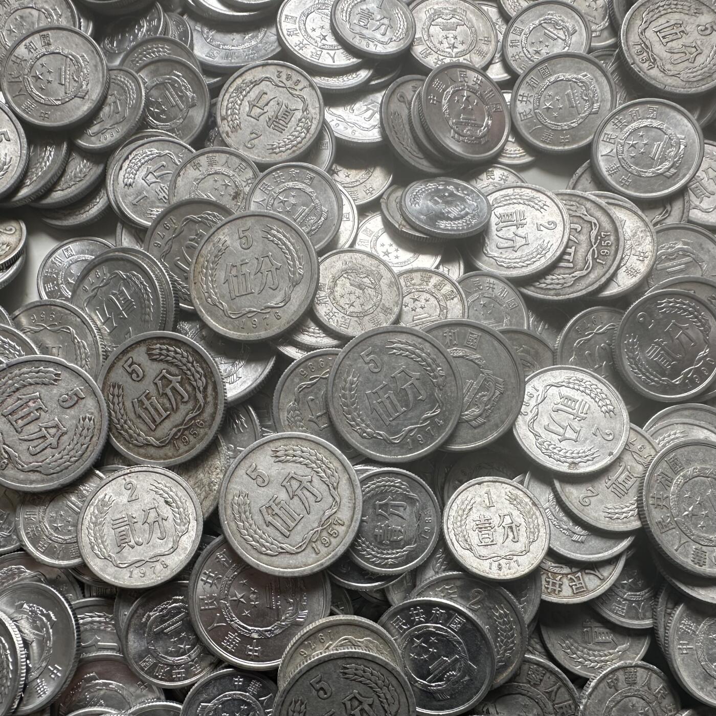 🌹外币初藏🌹🐯2026年第25场  每周二四六晚8️⃣点 接代拍 早期铝分币50克随机装