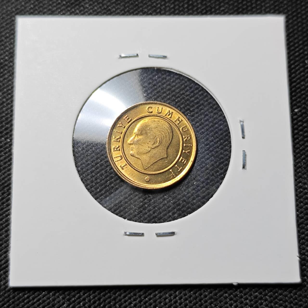 KK钱币收藏小铺   第401期 2月预留时间 周末发货  2018土耳其1库鲁 好品