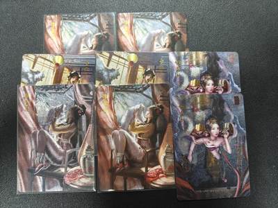 天玑星卡拍第177期《3.9周一截拍》持续收拍收评中 满赠卡需备注 - 百里卡牌 金瓶梅 艺术版3半粗2普卡 普通2半粗1普卡