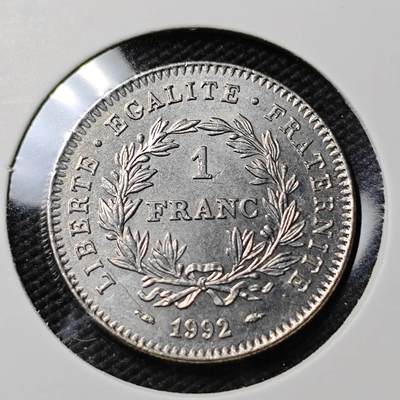 KK钱币收藏小铺   第402期 2月预留时间 周末发货 -  法国1法郎