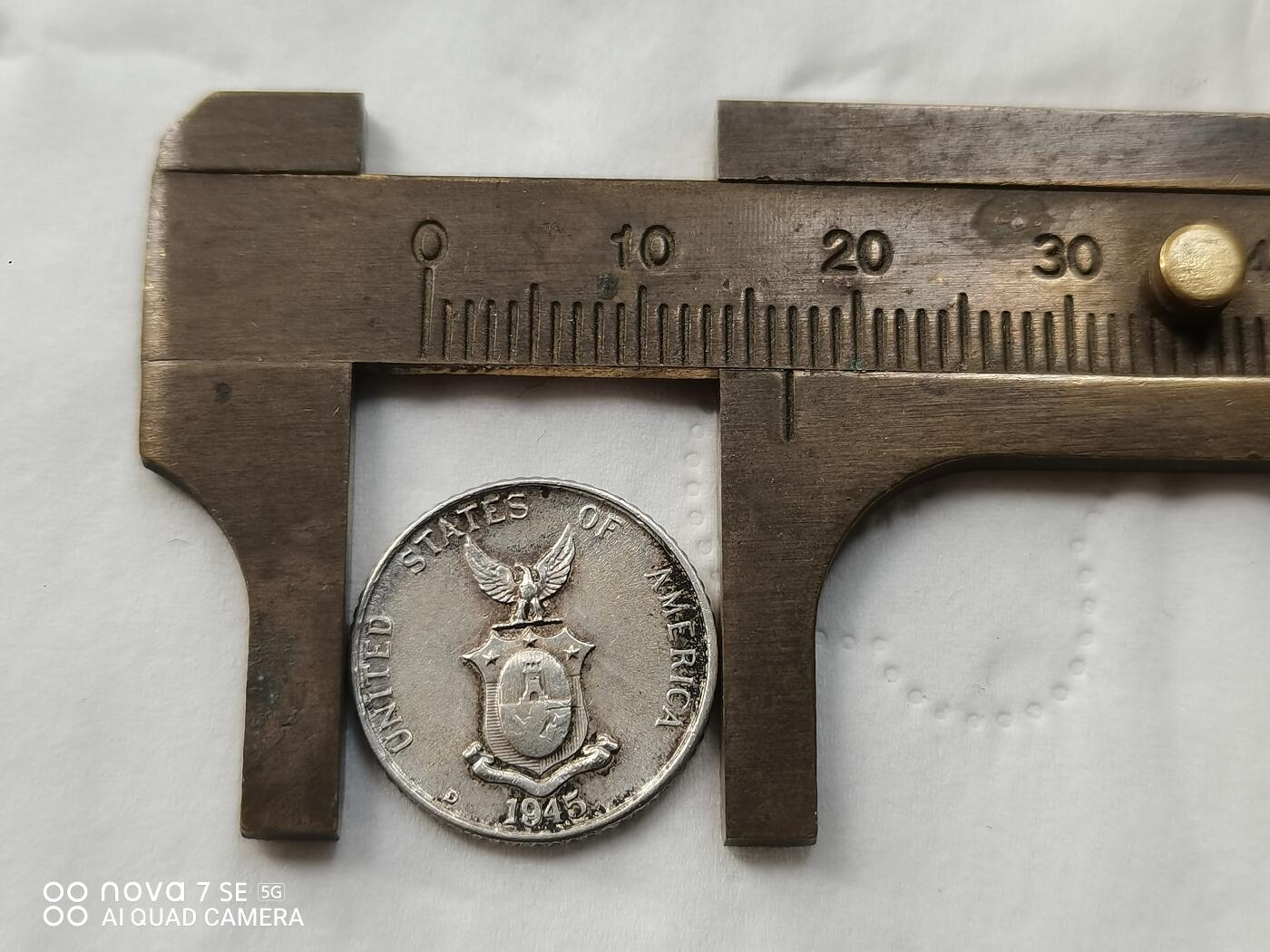 外国银币 45年菲律宾打铁女神银币