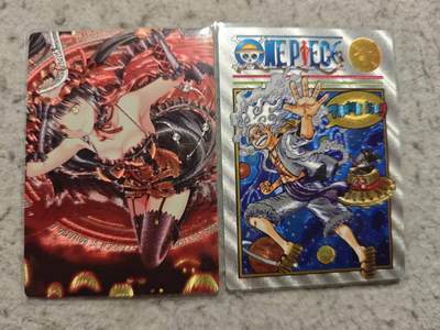 满赠PR！！龙虎卡牌-七七场（满200元包邮，无佣金，每周六结拍，欢迎送拍） - 粗闪2张 奇点 路飞&狂三