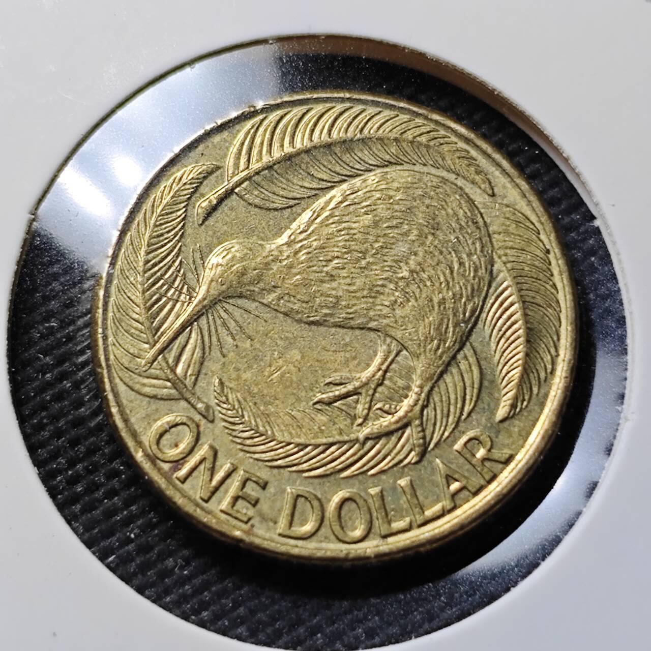 KK钱币收藏小铺   第402期 2月预留时间 周末发货  新西兰1元