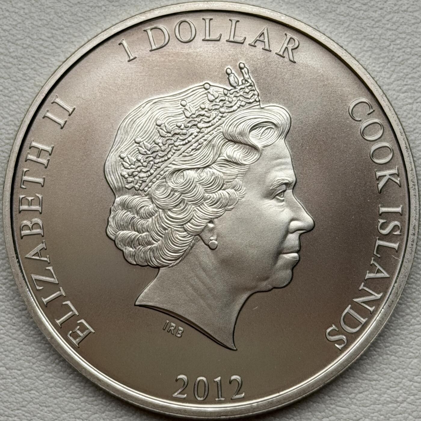 ＜星葵🌻钱币社＞硬币场·第71期·3月10日发货 库克群岛2012年女王登基钻石禧年1元克朗型纪念币