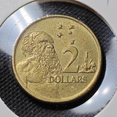 KK钱币收藏小铺   第401期 2月预留时间 周末发货 - 2004澳大利亚土著人2元