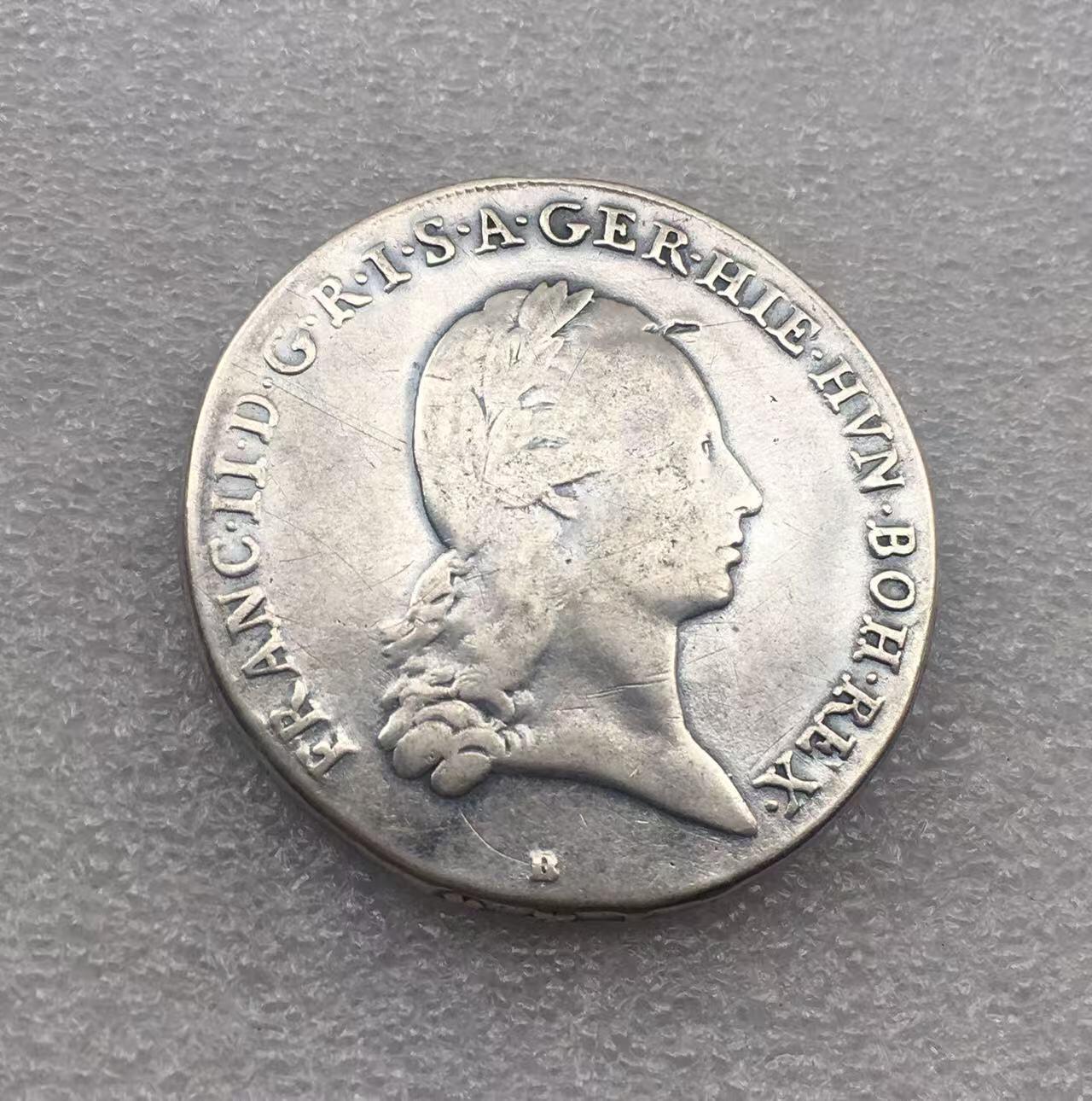 世界钱币专场拍卖 每周二开拍 神圣罗马帝国1796年弗朗茨二世三皇冠1泰勒大银币