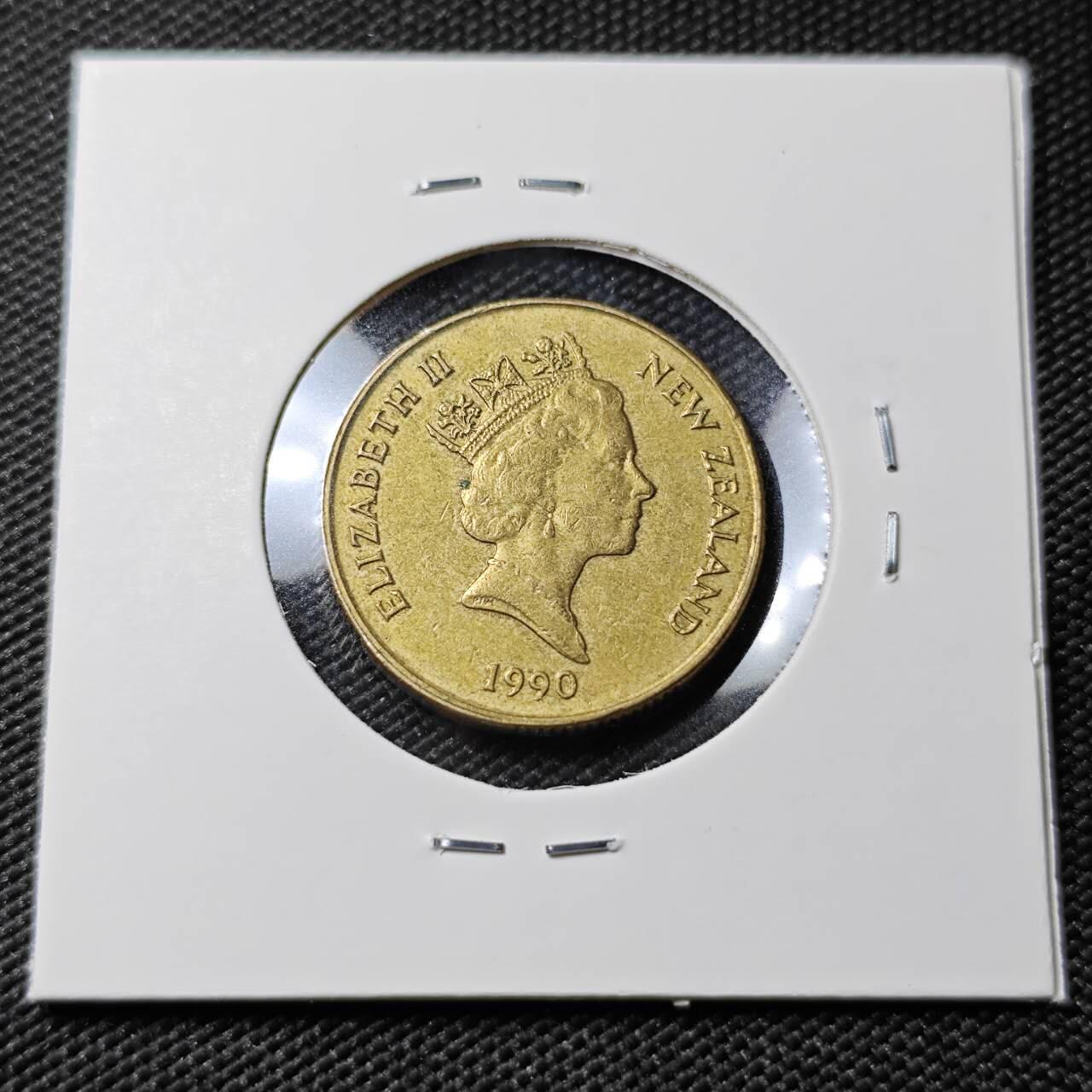 KK钱币收藏小铺   第402期 2月预留时间 周末发货  新西兰1元