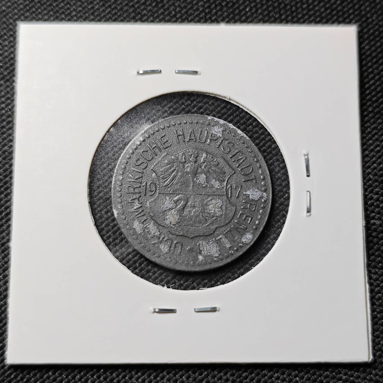 KK钱币收藏小铺   第401期 2月预留时间 周末发货  德紧10芬尼