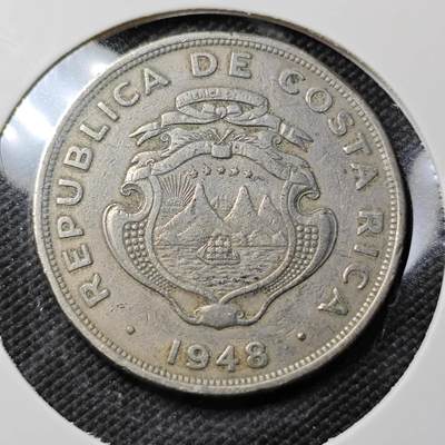 KK钱币收藏小铺   第401期 2月预留时间 周末发货 -  1948哥斯达黎加2科朗 早点年份