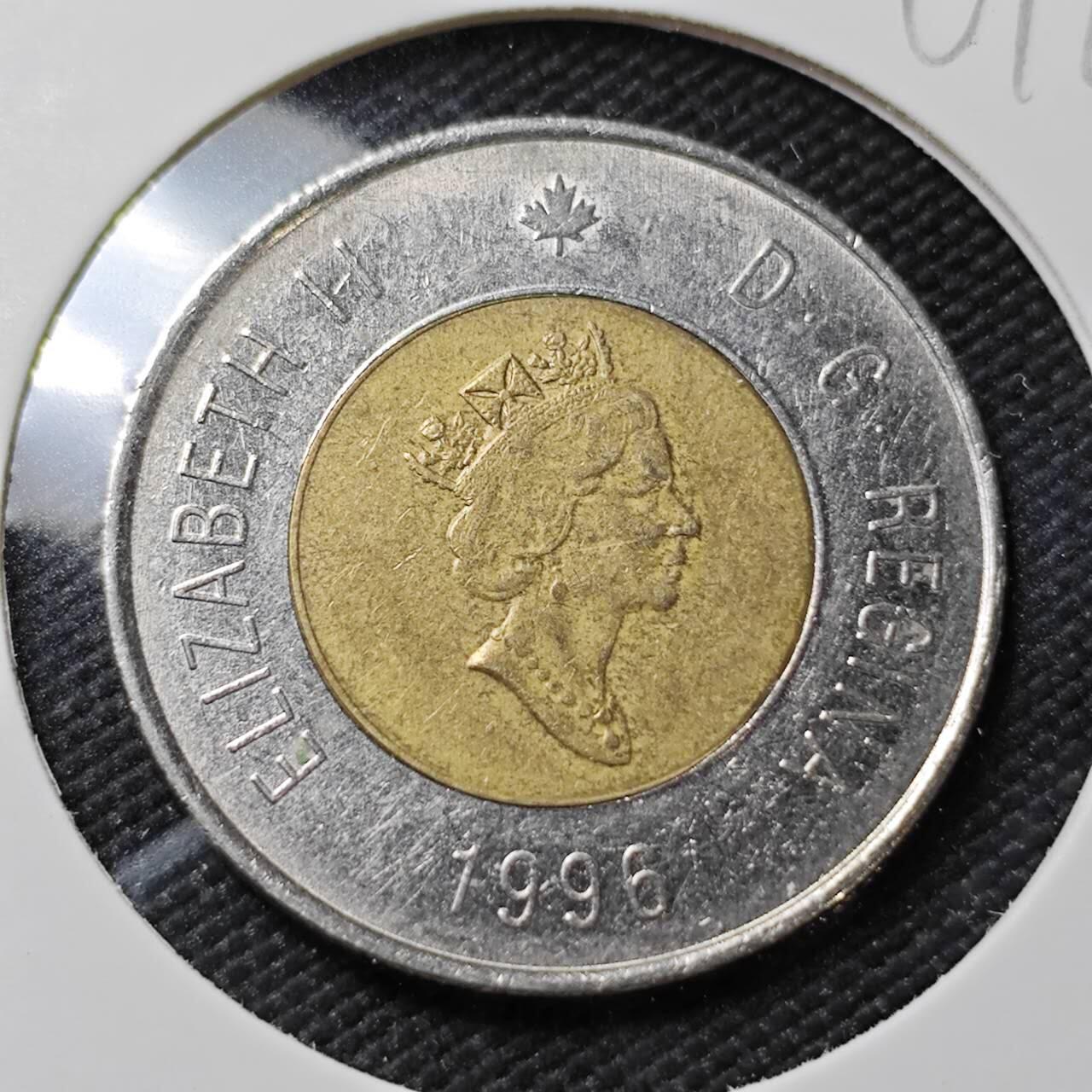 KK钱币收藏小铺   第401期 2月预留时间 周末发货  加拿大2元