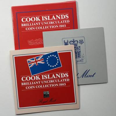 ＜星葵🌻钱币社＞硬币场·第71期·3月10日发货 - 库克群岛1983年卡装套币