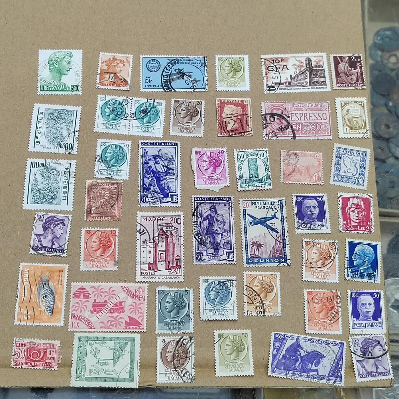 PCAI钱币  7-770  钱币纪念章邮票小专场 外国邮票一组